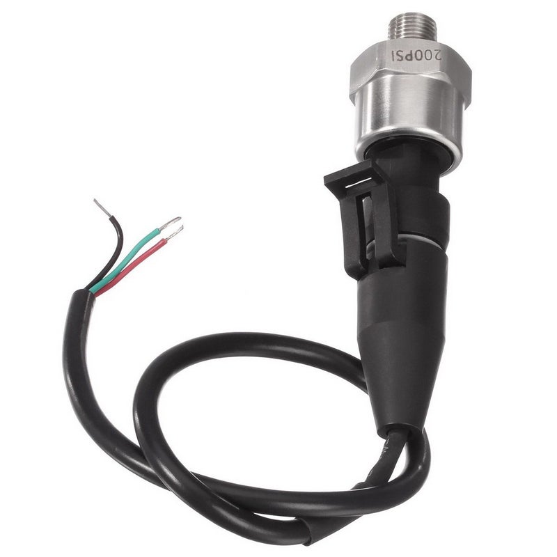 AUTEX 200 Psi Pressure Transducer Sender Sensor with Connector Harness 1/8â€-27 NPT Thread Stainless Steel Fuel Pressure Sensors Compatible with Oil Fuel Air Water Diesel Gas - Image 5